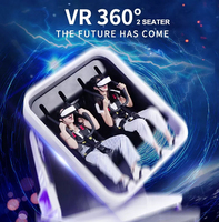 Chaise volante 2 places, 360 degrés, simulateur de mouvement Vr, réalité virtuelle, montagnes russes, simulateur de chaise Vr