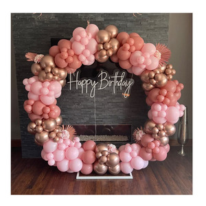 Forniture per palloncini di compleanno Kit per arco di palloncini rosa retrò Kit di palloncini per Baby Shower per ragazze per decorazioni di nozze Boho sfondo - Product Image 1