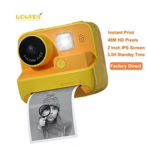 Caméra Photo numérique Hd pour enfants, jouets cadeaux, 48M Pixel HD, caméra thermique instantanée pour enfants