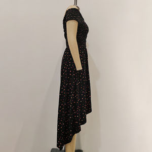 Abito Primaverile a Maniche Corte con Vita Alta e Spalle Scoperte, Smock, per Donne e Ragazze, Ordine all'Ingrosso - Product Image 5