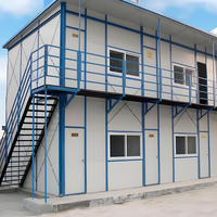 Maison métallique préfabriquée légère de style industriel de type K Dortoir préfabriqué pour travailleurs pour l'hébergement dans un centre commercial