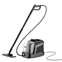 Nettoyeur Vapeur Haute Température Portable Multifonction 2200W avec Têtes de Brosse Électriques pour Voitures, Maisons et Hôtels