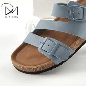 Sandalias de Plataforma con Tiras Cruzadas y Doble Hebilla Ajustable para Mujer, Marca <span class=keywords><strong>MIA</strong></span> DIVA, para Primavera y Verano - Product Image 4