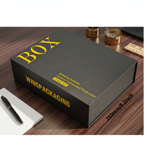 Boîte cadeau de haute qualité à couvercle rabattable, pliable, pour fête, mariage, emballage, <span class=keywords><strong>calendrier</strong></span>, avec fermeture magnétique - Product Image 1