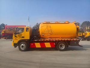 รถดูดสิ่งปฏิกูล FOTON 4x2, เครื่องยนต์ Yuchai 180 แรงม้า ถังขนาด 10~12 ลูกบาศก์เมตร, วัสดุถังและสเปคปั๊มแบบกำหนดเองได้, ส่งออกจากโรงงาน - Product Image 3