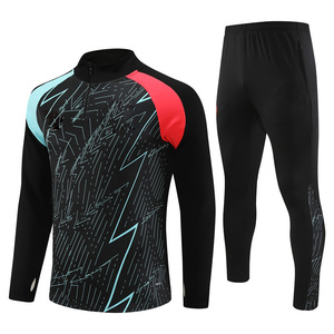 Conjunto Deportivo <span class=keywords><strong>de</strong></span> Fútbol Otoño Invierno 2024 para Hombre y Niños, <span class=keywords><strong>DE</strong></span> <span class=keywords><strong>BRUYNE</strong></span> Madrid City HAALAND, Traje <span class=keywords><strong>de</strong></span> Entrenamiento <span class=keywords><strong>de</strong></span> Fútbol, Manga Larga - Product Image 1