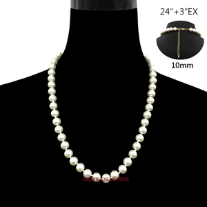 Collier artisanal vintage en résine perlée, bijoux élégants et tendance pour mariages, fêtes et événements spéciaux - Product Image 3