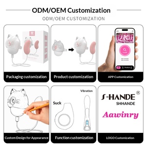 Sexspielzeug Handgehaltener Leck-Zungen-Vibrator für Brustwarzen Frauen Klitoris-Sauger Oral-Leck-Massagegerät für Frauen - Product Image 3