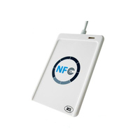 Lector y escritor RFID portátil de 13,56 MHz Lector de tarjetas de control de acceso NFC 122U fácil de usar Hecho de material ABS duradero