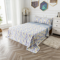 Motif personnalisé 100% polyester sérigraphié doux corail polaire en peluche drap de literie chambre couette ensemble King Size