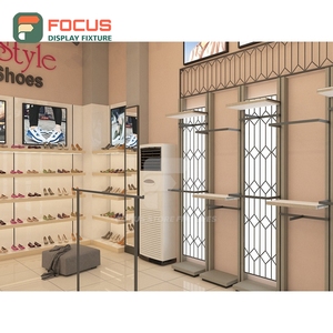 Customized Retail Shop Led Lighting Glass Display Case Store Design Service Apparel Store - Product Image 2