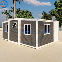 Maison préfabriquée modulaire WinFair, pliable, extensible, mobile, petite, économique, en conteneur de 15 pieds, en vente avec cuisine