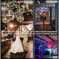 Vente en gros de boules disco géantes de 78 pouces, boules miroir surdimensionnées personnalisées pour les concerts, les scènes, les mariages, la décoration d'événements, en vrac pour les entreprises