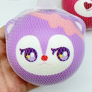 Borse a rete divertenti all'ingrosso a rimbalzo lento, piccoli giocattoli antistress, orso fragola, burro, viola coniglio - Product Image 3