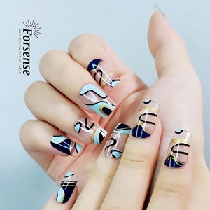 Vente en gros bon marché <span class=keywords><strong>faux</strong></span> <span class=keywords><strong>ongles</strong></span> pré-faits <span class=keywords><strong>avec</strong></span> boîte personnalisé <span class=keywords><strong>avec</strong></span> design durable presse sur ongle <span class=keywords><strong>avec</strong></span> onglets adhésifs - Product Image 2