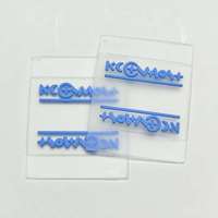 ZT-L-02 Étiquette de vêtement personnalisée en PVC 3D en relief, thermocollante, pour impression par transfert thermique, patchs en silicone, logo pour vêtements
