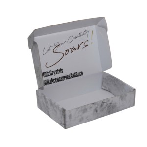 Tùy chỉnh in logo gửi thư Đóng gói hộp chăm sóc da các tông vận chuyển sóng bưu phẩm Bao bì hộp giấy cho mỹ phẩm - Product Image 3