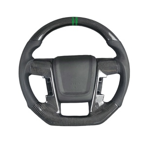 Volant de course sport en fibre de carbone véritable personnalisé pour Ford F150 Raptor Ranger Everest 2015 2016 2017 2018 2020 2021 <span class=keywords><strong>2023</strong></span> - Product Image 1