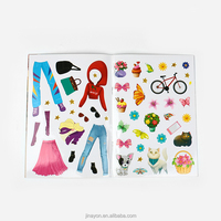Livre d'autocollants en papier réutilisable personnalisé, ensemble de jouets à dessiner pour enfants, certifié EN71, unisexe, pour l'écriture manuscrite, l'école, le bureau, 10 pouces