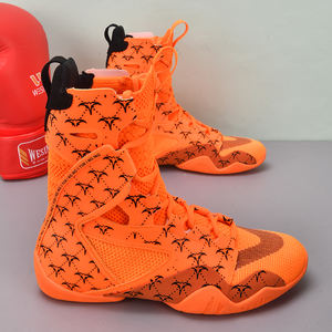 Botas de Boxeo Personalizadas de Alta Calidad para Hombre, Calzado Profesional Transpirable para Entrenamiento de Lucha y Gimnasio, para Ejercicio en Verano e Invierno - Product Image 5