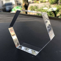 Tige en acrylique plexiglas transparent carré personnalisé
