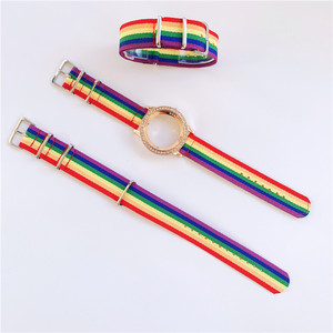 Bracelet de fierté LGBT pour bisexuels, lesbiennes, gays, bracelets de fierté LGBTQ, bracelet en nylon fait main, réglable, bracelets arc-en-ciel - Product Image 5
