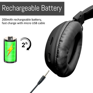 Hifi Stereo Tai Nghe Không Dây Có Thể Gập Lại IPX5 Không Thấm Nước Màu Xanh Răng Chơi Game Tai Nghe Cho Thể Thao Hơn Tai Nghe - Product Image 5