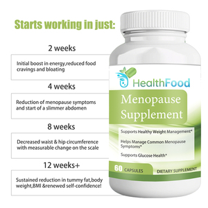 Factory Direct Menopause <b>Supplement</b> Capsules with Green Tea Leaf Extract Supports Healthy Weight Management Capsules - Product Image 3