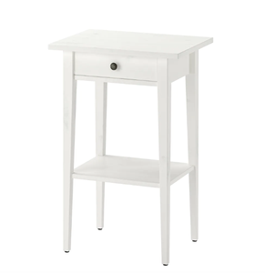 Bàn Gỗ Màu Trắng Bàn Cạnh Giường Hiện Đại Bằng Gỗ Nguyên Khối Với Một Ngăn Kéo Đầu Giường Trẻ Em - Product Image 3