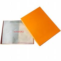 Coffret cadeau personnalisé pour écharpe, boîte en carton rigide vide, couvercle toutes saisons, logo personnalisé en relief, doublure en éponge, recyclable