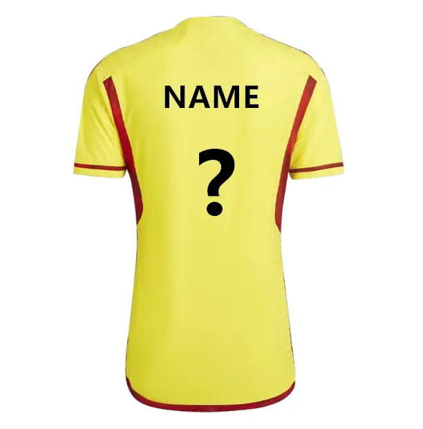 Free shipping to Colombia 2023-2024 soccer jersey customized Jamez football shirt uniform camiseta de futbol