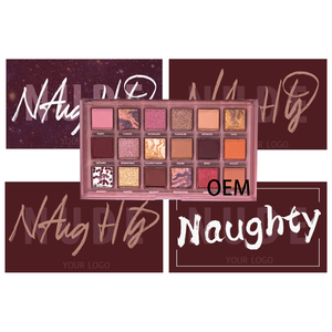 Palette de fards à paupières personnalisée OEM 18 couleurs <span class=keywords><strong>Beauty</strong></span> Glazed Cosmetics Nude, maquillage sur mesure, marque privée - Product Image 1