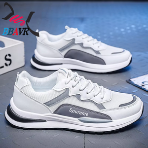 Chaussures de marche confortables et respirantes pour hommes ZX728, semelle intermédiaire et extérieure en PVC, empeignes en mesh, vente en gros directe d'usine - Product Image 5