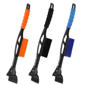 Ice <b>Scraper</b> Snow Shovel Telescopic Handle Plastic Black Orange Blue <b>Car</b> Ice Removal Tool - Product Image 2
