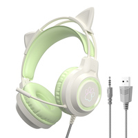SY-G35 headset olahraga elektronik telinga kucing lintas batas headset komputer pelajar headphone permainan wanita berkabel