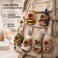 Capybara Chill Club Mystery Bag : Peluche personnalisée, breloque de sac, boîte mystère, vente en gros, OEM, ODM, mascotte douce personnalisée