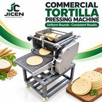 Machine industrielle entièrement automatique pour la fabrication de tortillas mexicaines, tacos, roti, pain et autres produits à base de céréales, 220V 400W