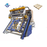 Machine à palette en bois de Type Euro-américain, ligne automatique de palette en bois de 1200x1000mm