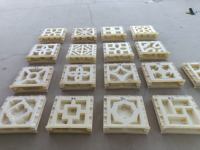 Moule à blocs creux de haute qualité Reazone en plastique ABS pour la production de briques en béton et en ciment