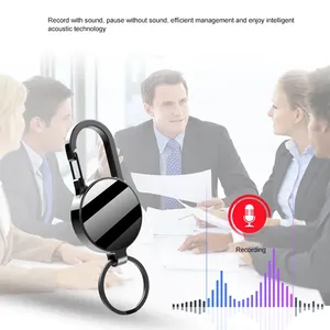 S25 Chuyên Nghiệp Mini Kỹ Thuật Số Âm Thanh Ghi Âm 25H Ghi Âm Keychain 16/32GB MP3 Ổ Đĩa Flash Bằng Giọng Nói Kích Hoạt Định Dạng WAV - Product Image 6