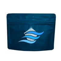 Sacs de protection, imprimés personnalisés, anti-odeur, personnalisés, en Mylar, fermeture à glissière, noir mat, 1/2oz, 1/4 oz, 1oz