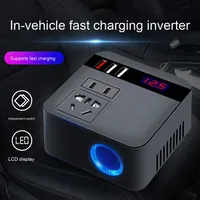 Convertisseur de puissance multifonctionnel universel de chargeur d'onduleur de voiture de 12V/24V 110V/220V pour la charge de téléphone portable nouveau pour des camions