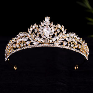 Ensemble de couronne pour enfants de dix-huit ans, bijoux pour cheveux avec strass et cristal, pour mariage, concours de beauté et cadeaux - Product Image 4