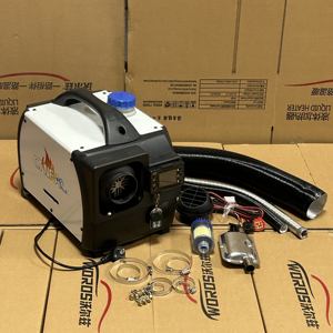 Dieselkachel 220V <span class=keywords><strong>12V</strong></span> 24V 5KW, All-in-One 5L Lucht <span class=keywords><strong>Diesel</strong></span> Parkeerplaatsverwarmer met APP Afstandsbediening en LCD Scherm - Product Image 2