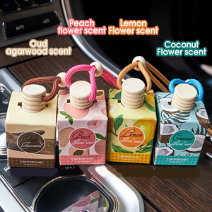 Nuovo arrivo fabbrica ciondolo luce olio essenziale di alta qualità facile da trasportare commercio estero appeso deodoranti per profumo per auto - Product Image 6