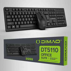 2025 nuevo DT5110 Dimao teclado de ordenador de tamaño completo y ratón óptico Combo teclado ratón Combos para ordenador portátil Uso de oficina de negocios - Product Image 2