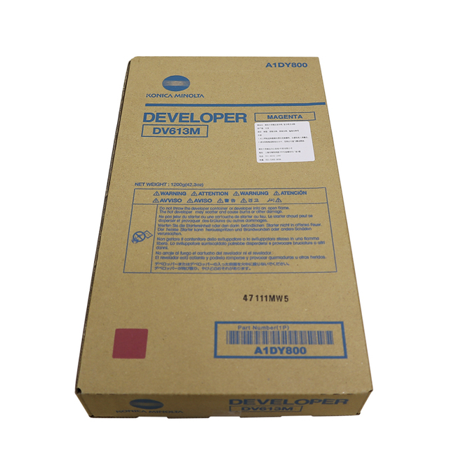 New Original Konica Minolta DV613 Developer for Konica Minolta C8000 5500 5501 6500 6500P 6501 6000 7000 1085 1100 6085 Copier