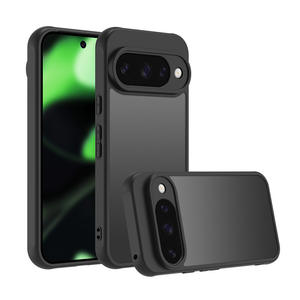 Overseas Pixel 10 Google 10Pro Compatible dos en uno anticaída translúcido esmerilado PC funda para teléfono móvil Protector de cámara para <span class=keywords><strong>A53</strong></span> - Product Image 1