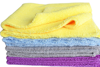 Vente chaude chiffons de nettoyage en microfibre serviette en microfibre de haute qualité 40x40cm serviette de nettoyage pour le lavage de voiture