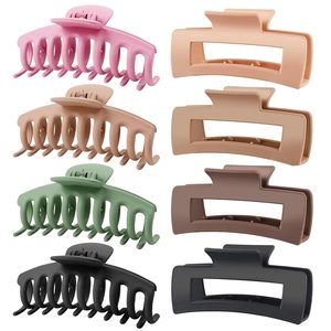 4,33 Zoll 10,5 cm Flexibles Mischen von Haar klauen <span class=keywords><strong>clips</strong></span> Frauen Rutsch festes mattes Jumbo-Kunststoff-Acetat-Haar zubehör Großes großes Klauen haar - Product Image 5